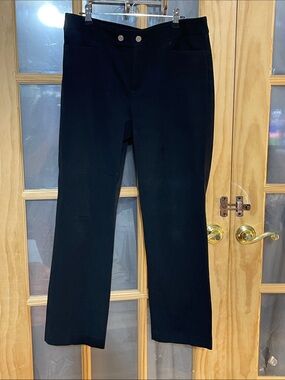 183. Chaps Black Women's Denim Pants-Stretchy!